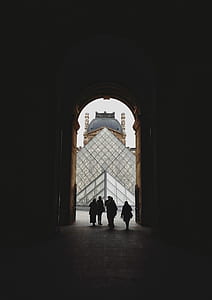 silhouette of people waking going outside thumbnail