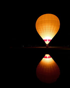orange hot air balloon thumbnail
