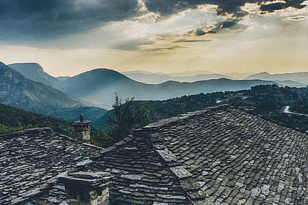 Aerial View of Buildings Under Cloudy Sky thumbnail