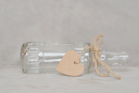 clear glass decorative bottle thumbnail