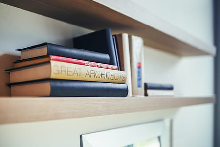 Great architects book - wooden shelf thumbnail