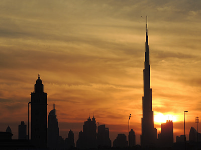 concrete buildings during sunset thumbnail