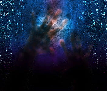 blue human hands graphic wallpaper thumbnail