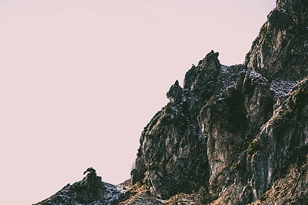 photo of mountain cliff during daytime thumbnail