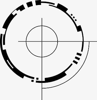 Ink abstract circle classical sense of technology PNG clipart