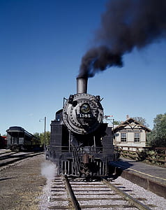 steam train belching black smoke thumbnail