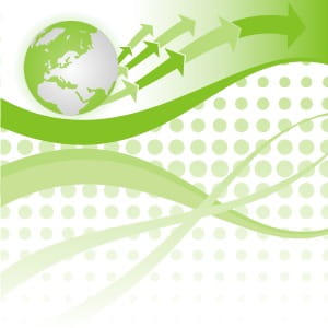 Banner With Globe And Waves Cdr Eps Ai File Free Graphics Uihere