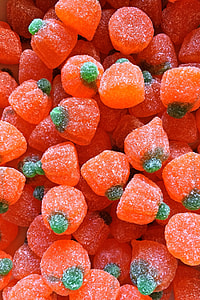 close-up photo of pumpkin jelly candies thumbnail