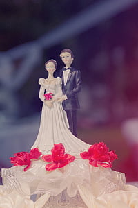 bride and groom cake decor thumbnail