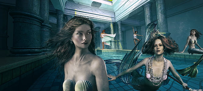 mermaids illustration thumbnail