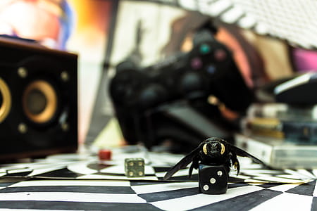 Selective Focus Photography of Black Die thumbnail