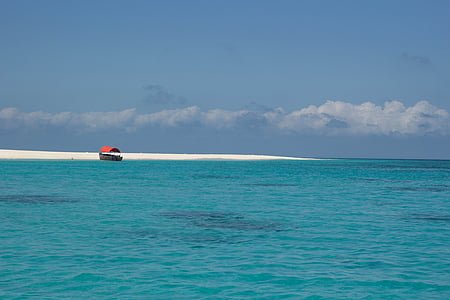 landscape photography of red canopy on seashore thumbnail