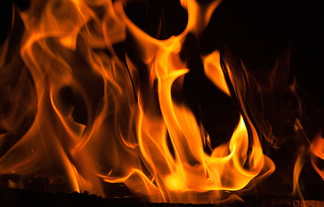 red flame on black background thumbnail