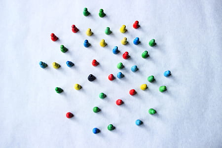 assorted-color plastic beads thumbnail