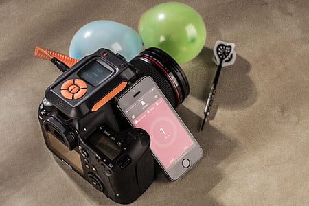 DSLR camera and iPhone thumbnail