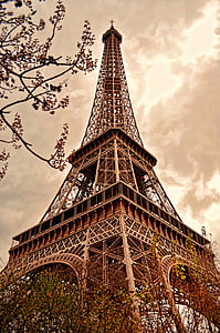 low angle view Eiffel Tower thumbnail