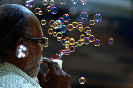 man blowing bubbles thumbnail