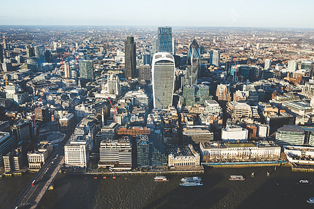 Aerial View City Skyline Skyscraper thumbnail