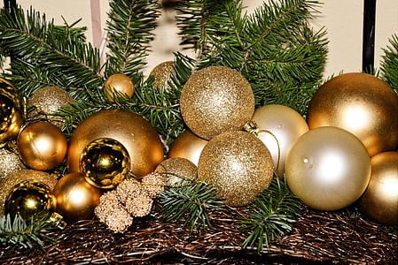 several christmas baubles thumbnail
