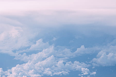 aerial view photo of white sky thumbnail