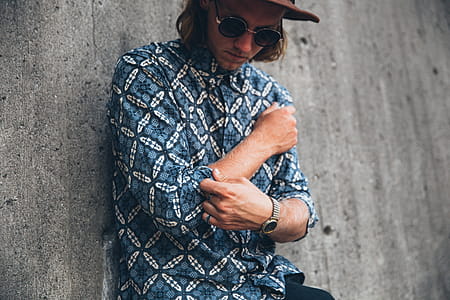 Young Man In Bright Fashion Photo thumbnail
