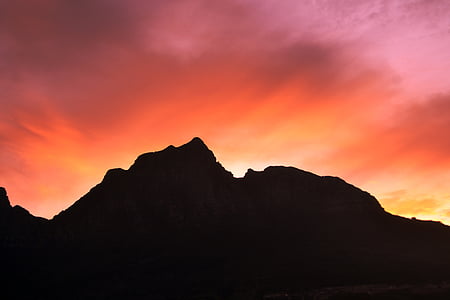 silhouette of mountain thumbnail