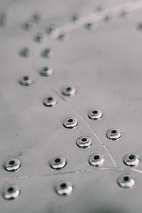 Metal plates with rivets seamless background thumbnail