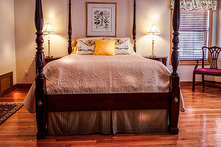 brown yellow and white bed set thumbnail
