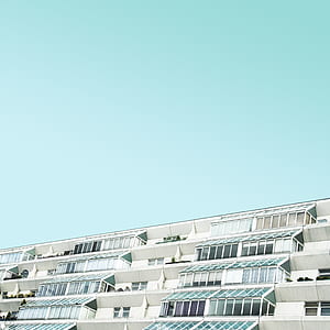 photography of ladder windowed tenement \ thumbnail