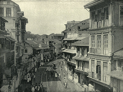 Kalbadevie Road around 1890 in Mumbai, India thumbnail