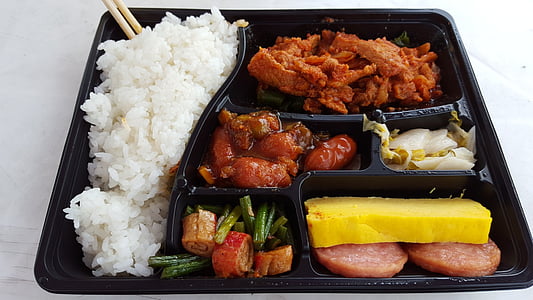 steam rice and meat dish thumbnail