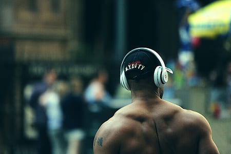 man in white headset thumbnail