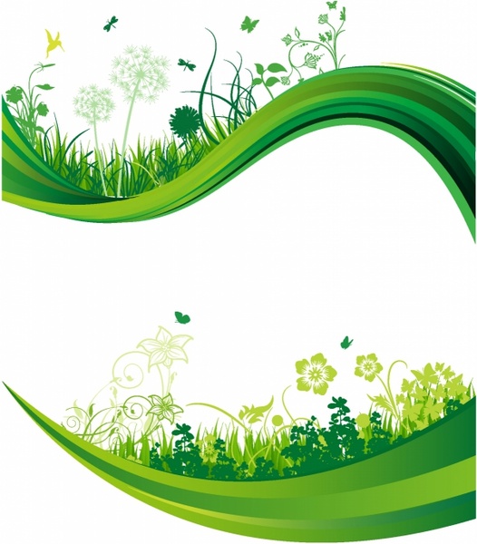 Green Banners Eps Ai File Free Graphics Uihere