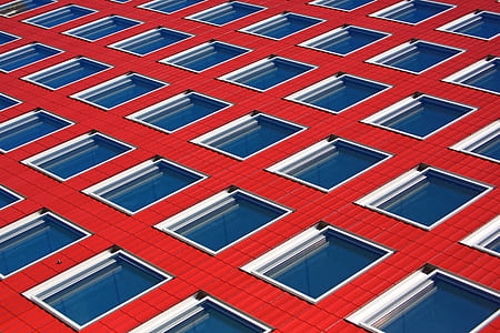 texture, red, building, architecture thumbnail
