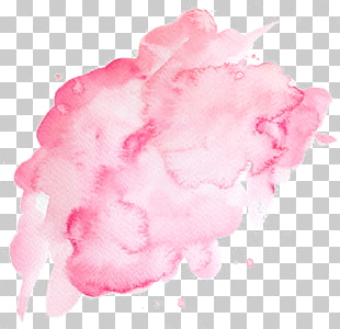 Ink Watercolour Textures Watercolor painting Printing, Watercolour HD, pink and white abstract painting PNG clipart