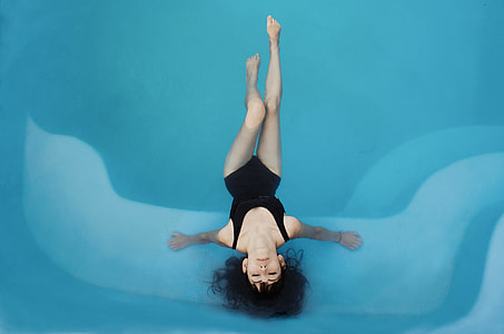 photography of woman wearing black monokini thumbnail