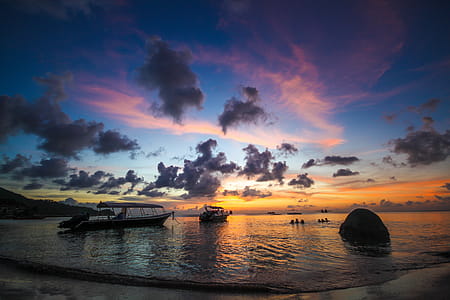 Beach Sunset Thailand Photo thumbnail