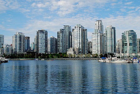 high-rise buildings near sea at daytime thumbnail