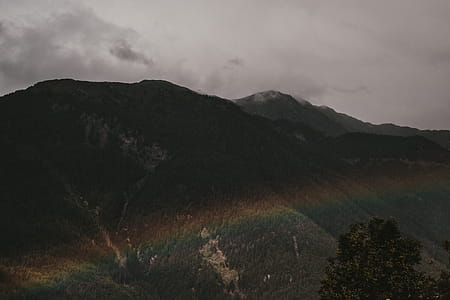 Mountain With Rainbow thumbnail