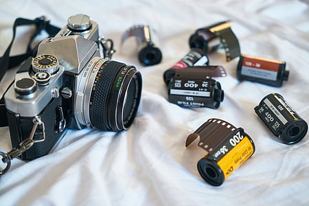 camera beside films thumbnail