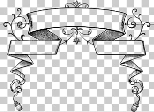 Banners, Ribbons and Scrolls Banners, Ribbons & Scrolls: An Archive for Artists and Designers : 503 Copyright-free Designs , ribbon, black and blue drawing PNG clipart