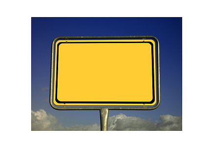 yellow signage board thumbnail