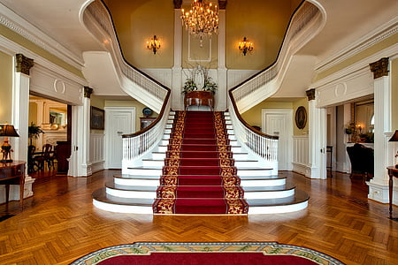 staircase inside white painted room thumbnail