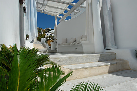 white concrete stair near wall thumbnail