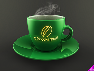 Coffee Cup Mockup Freebie PSD psd file