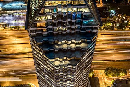building, architecture, night, lights thumbnail