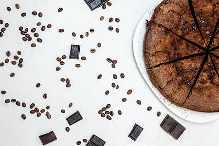 Chocolate, cake and coffee thumbnail