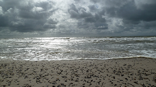 photo of body of water under white clouds at daytime thumbnail