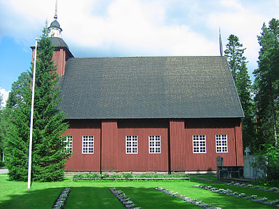 Utajärvi Church building in Finland thumbnail