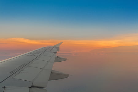 white airplane wing thumbnail